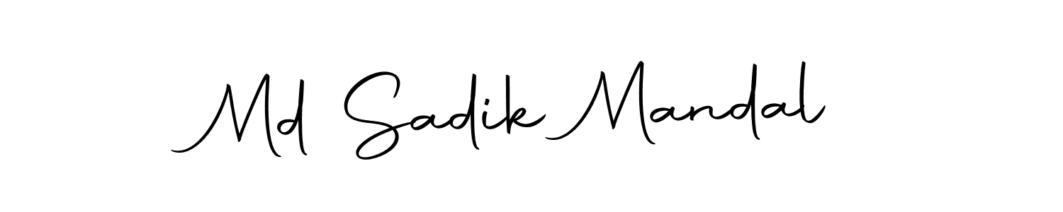 Make a beautiful signature design for name Md Sadik Mandal. With this signature (Autography-DOLnW) style, you can create a handwritten signature for free. Md Sadik Mandal signature style 10 images and pictures png