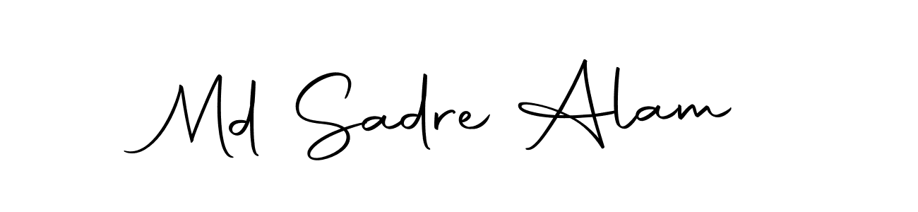 This is the best signature style for the Md Sadre Alam name. Also you like these signature font (Autography-DOLnW). Mix name signature. Md Sadre Alam signature style 10 images and pictures png