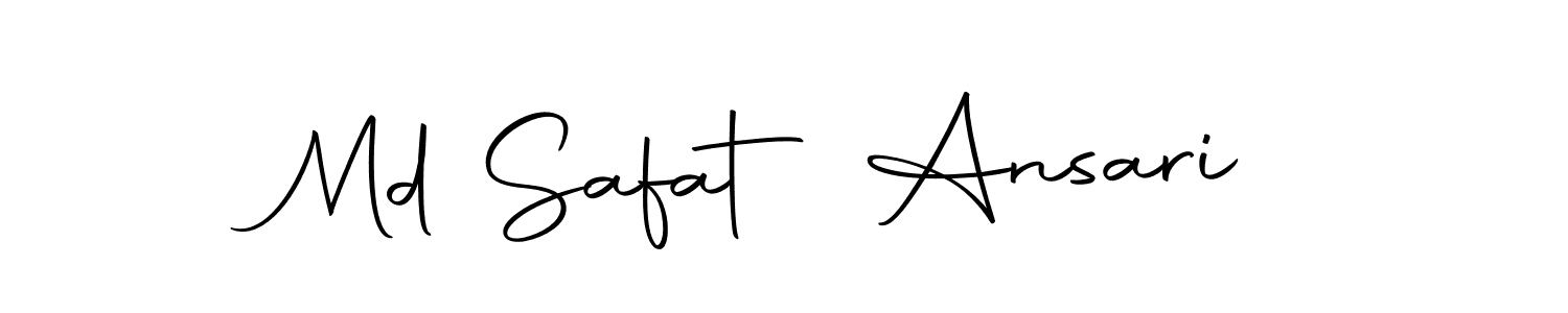 This is the best signature style for the Md Safat Ansari name. Also you like these signature font (Autography-DOLnW). Mix name signature. Md Safat Ansari signature style 10 images and pictures png