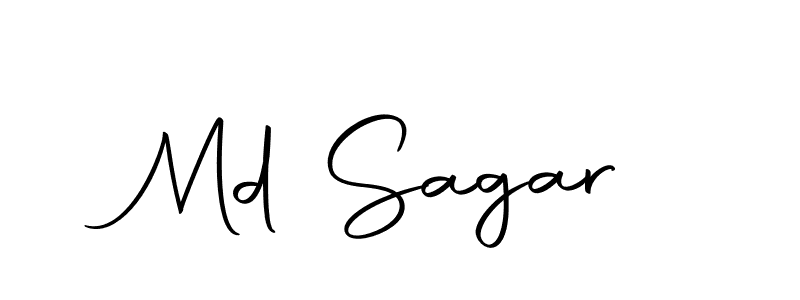 Make a beautiful signature design for name Md Sagar. With this signature (Autography-DOLnW) style, you can create a handwritten signature for free. Md Sagar signature style 10 images and pictures png