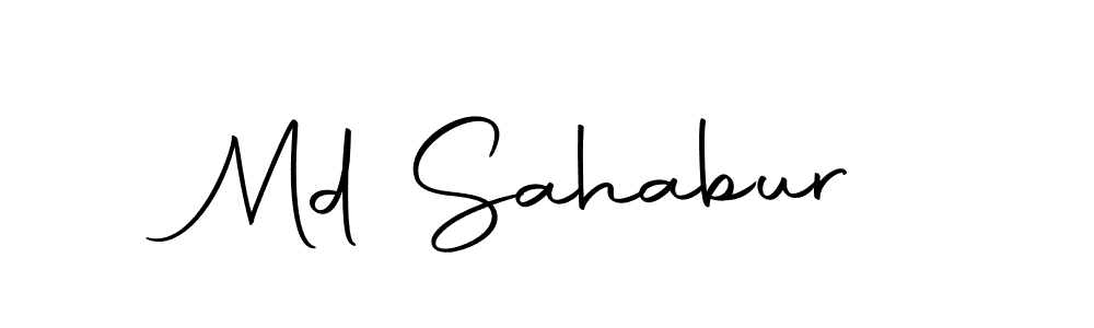 Create a beautiful signature design for name Md Sahabur. With this signature (Autography-DOLnW) fonts, you can make a handwritten signature for free. Md Sahabur signature style 10 images and pictures png