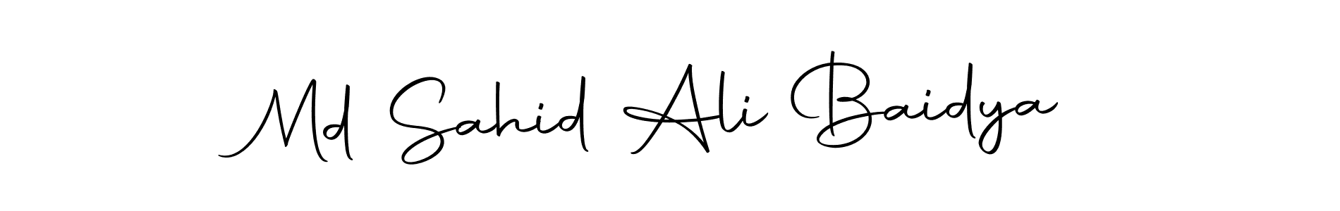 This is the best signature style for the Md Sahid Ali Baidya name. Also you like these signature font (Autography-DOLnW). Mix name signature. Md Sahid Ali Baidya signature style 10 images and pictures png