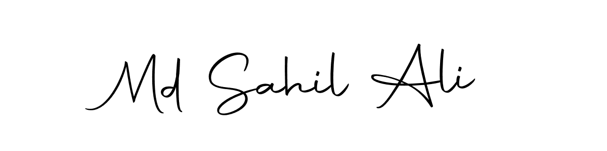 Create a beautiful signature design for name Md Sahil Ali. With this signature (Autography-DOLnW) fonts, you can make a handwritten signature for free. Md Sahil Ali signature style 10 images and pictures png