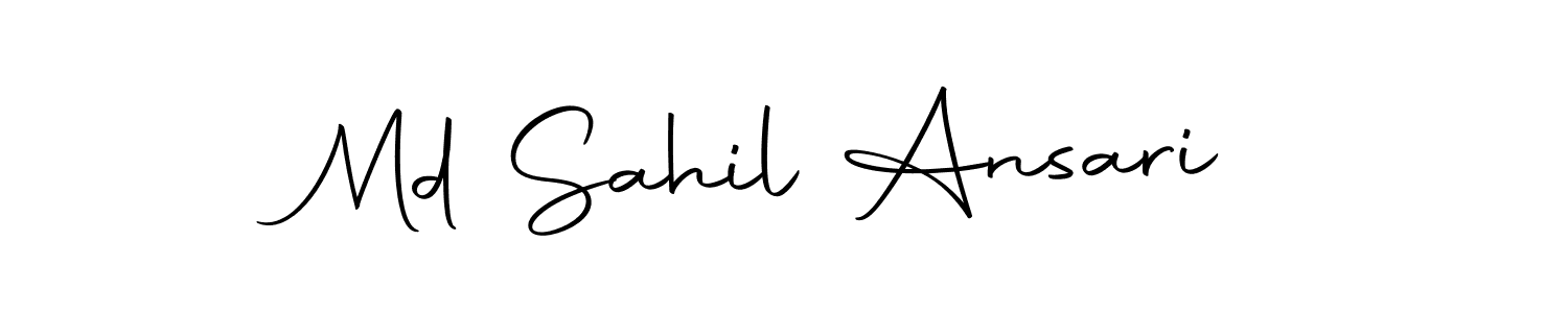 Make a beautiful signature design for name Md Sahil Ansari. Use this online signature maker to create a handwritten signature for free. Md Sahil Ansari signature style 10 images and pictures png