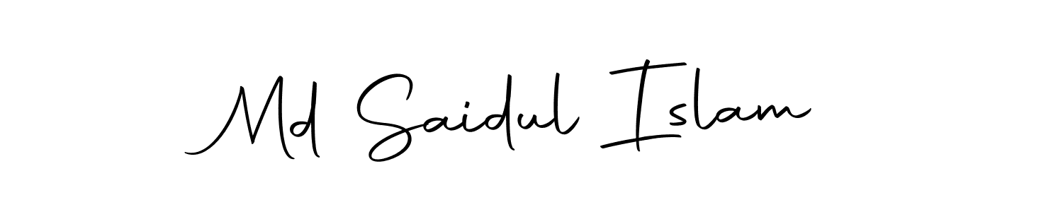 The best way (Autography-DOLnW) to make a short signature is to pick only two or three words in your name. The name Md Saidul Islam include a total of six letters. For converting this name. Md Saidul Islam signature style 10 images and pictures png