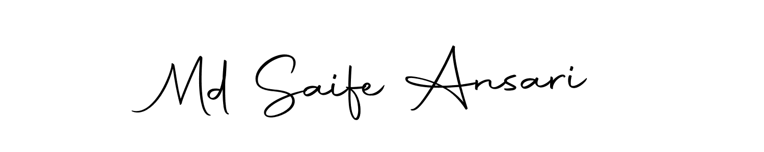 Similarly Autography-DOLnW is the best handwritten signature design. Signature creator online .You can use it as an online autograph creator for name Md Saife Ansari. Md Saife Ansari signature style 10 images and pictures png