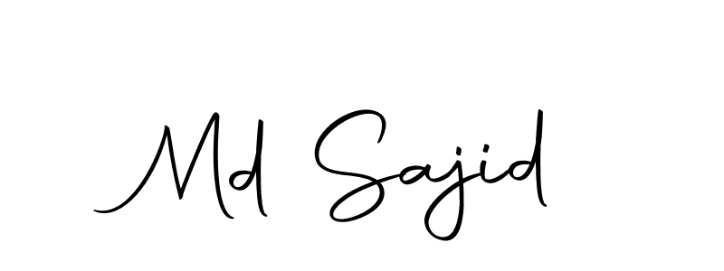 Also we have Md Sajid name is the best signature style. Create professional handwritten signature collection using Autography-DOLnW autograph style. Md Sajid signature style 10 images and pictures png