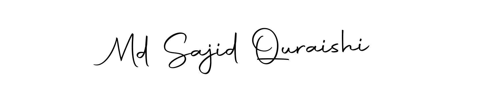 Make a beautiful signature design for name Md Sajid Quraishi. With this signature (Autography-DOLnW) style, you can create a handwritten signature for free. Md Sajid Quraishi signature style 10 images and pictures png