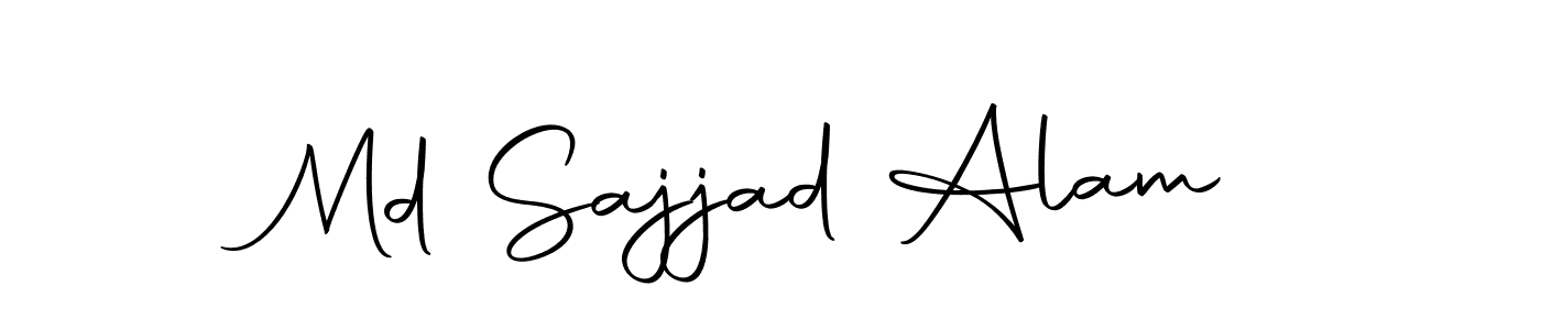 Create a beautiful signature design for name Md Sajjad Alam. With this signature (Autography-DOLnW) fonts, you can make a handwritten signature for free. Md Sajjad Alam signature style 10 images and pictures png