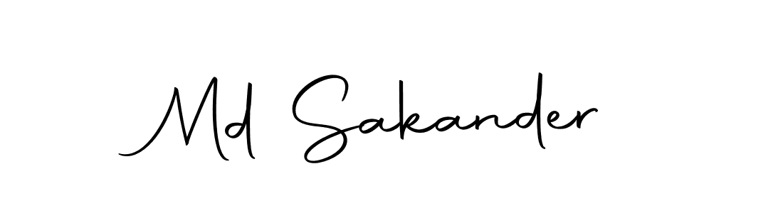 Also we have Md Sakander name is the best signature style. Create professional handwritten signature collection using Autography-DOLnW autograph style. Md Sakander signature style 10 images and pictures png