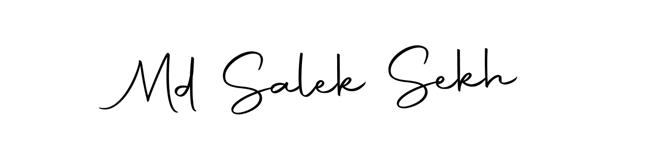 Md Salek Sekh stylish signature style. Best Handwritten Sign (Autography-DOLnW) for my name. Handwritten Signature Collection Ideas for my name Md Salek Sekh. Md Salek Sekh signature style 10 images and pictures png