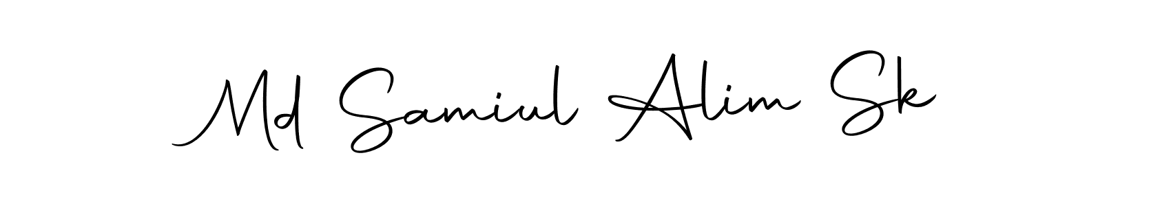 Similarly Autography-DOLnW is the best handwritten signature design. Signature creator online .You can use it as an online autograph creator for name Md Samiul Alim Sk. Md Samiul Alim Sk signature style 10 images and pictures png
