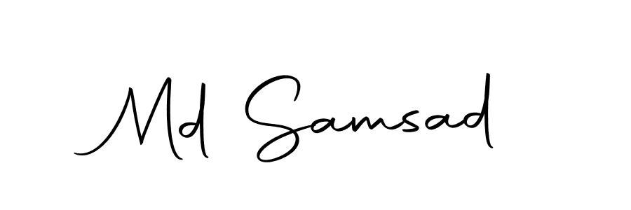 How to make Md Samsad signature? Autography-DOLnW is a professional autograph style. Create handwritten signature for Md Samsad name. Md Samsad signature style 10 images and pictures png