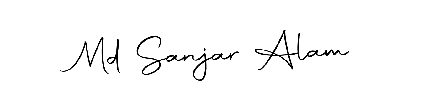 This is the best signature style for the Md Sanjar Alam name. Also you like these signature font (Autography-DOLnW). Mix name signature. Md Sanjar Alam signature style 10 images and pictures png