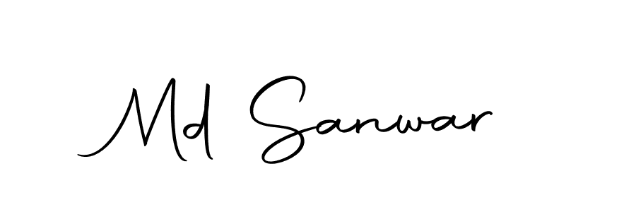 Make a beautiful signature design for name Md Sanwar. Use this online signature maker to create a handwritten signature for free. Md Sanwar signature style 10 images and pictures png