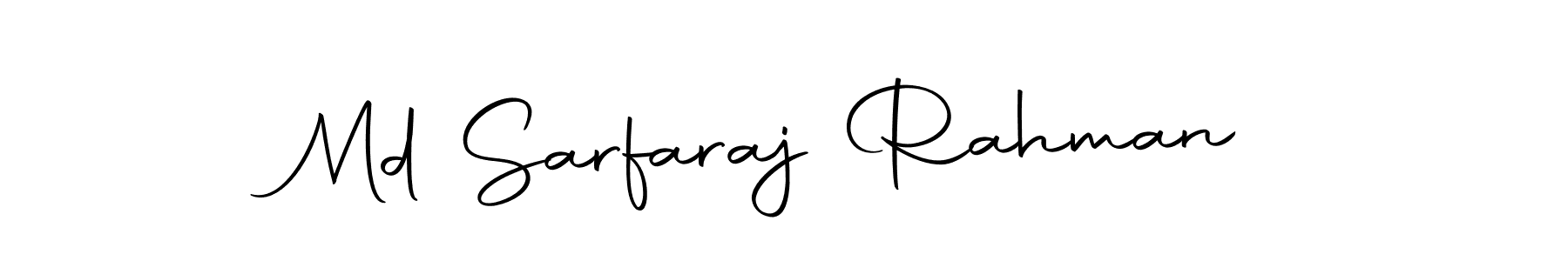 Design your own signature with our free online signature maker. With this signature software, you can create a handwritten (Autography-DOLnW) signature for name Md Sarfaraj Rahman. Md Sarfaraj Rahman signature style 10 images and pictures png