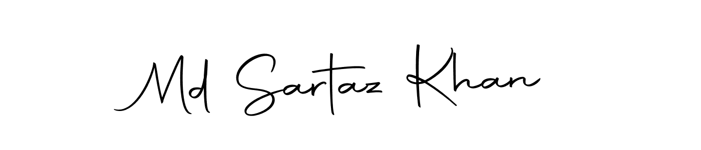The best way (Autography-DOLnW) to make a short signature is to pick only two or three words in your name. The name Md Sartaz Khan include a total of six letters. For converting this name. Md Sartaz Khan signature style 10 images and pictures png