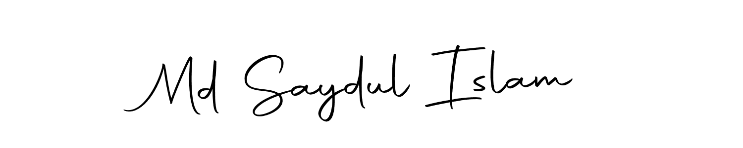 Create a beautiful signature design for name Md Saydul Islam. With this signature (Autography-DOLnW) fonts, you can make a handwritten signature for free. Md Saydul Islam signature style 10 images and pictures png