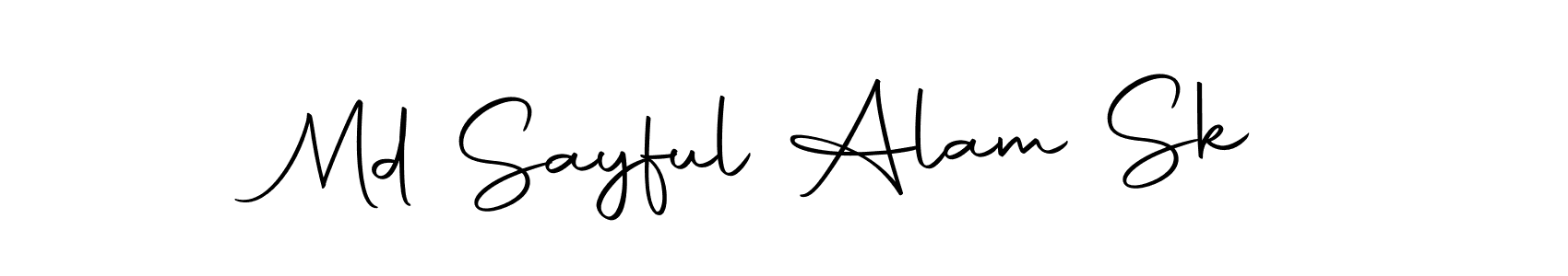 Use a signature maker to create a handwritten signature online. With this signature software, you can design (Autography-DOLnW) your own signature for name Md Sayful Alam Sk. Md Sayful Alam Sk signature style 10 images and pictures png