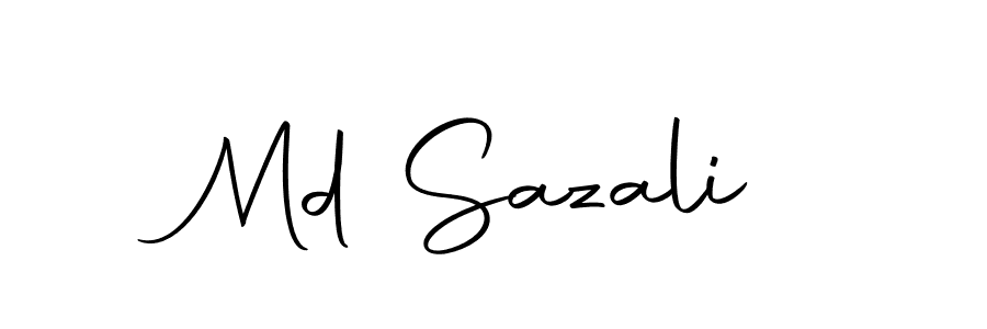 Use a signature maker to create a handwritten signature online. With this signature software, you can design (Autography-DOLnW) your own signature for name Md Sazali. Md Sazali signature style 10 images and pictures png