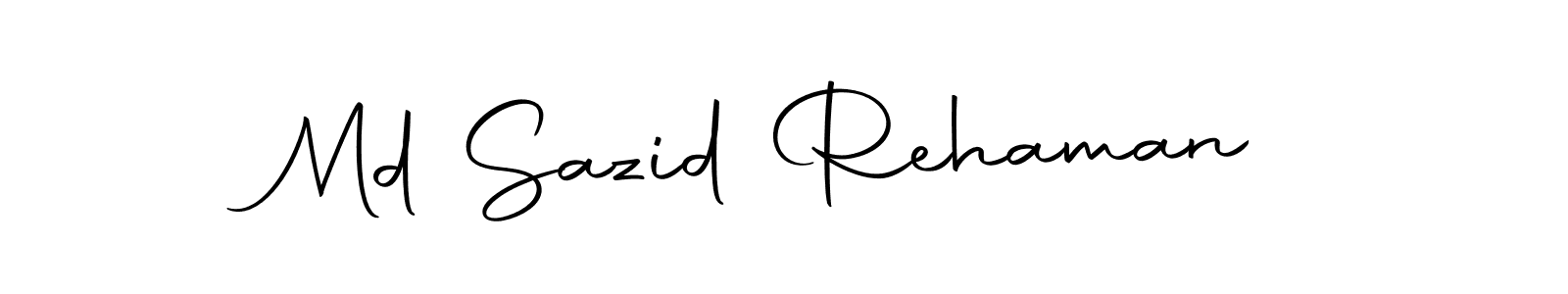 Make a beautiful signature design for name Md Sazid Rehaman. With this signature (Autography-DOLnW) style, you can create a handwritten signature for free. Md Sazid Rehaman signature style 10 images and pictures png