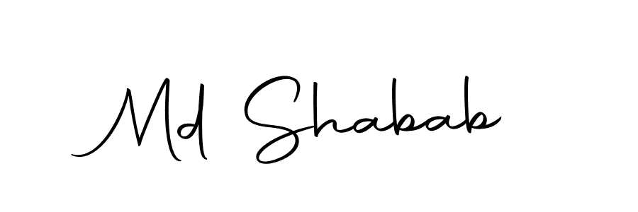 How to make Md Shabab signature? Autography-DOLnW is a professional autograph style. Create handwritten signature for Md Shabab name. Md Shabab signature style 10 images and pictures png