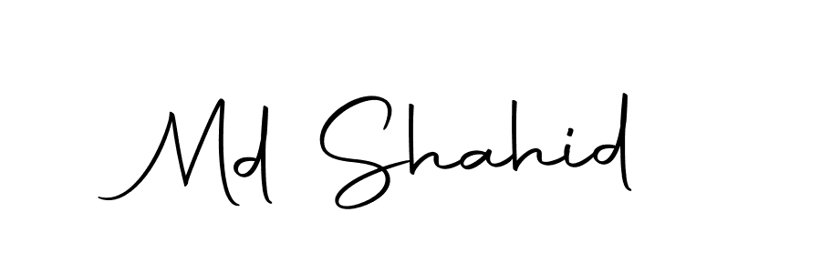 How to make Md Shahid signature? Autography-DOLnW is a professional autograph style. Create handwritten signature for Md Shahid name. Md Shahid signature style 10 images and pictures png