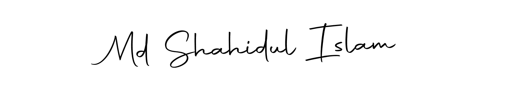 Design your own signature with our free online signature maker. With this signature software, you can create a handwritten (Autography-DOLnW) signature for name Md Shahidul Islam. Md Shahidul Islam signature style 10 images and pictures png