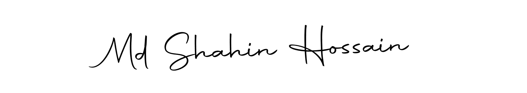 Create a beautiful signature design for name Md Shahin Hossain. With this signature (Autography-DOLnW) fonts, you can make a handwritten signature for free. Md Shahin Hossain signature style 10 images and pictures png