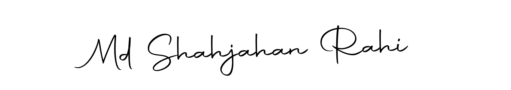 Create a beautiful signature design for name Md Shahjahan Rahi. With this signature (Autography-DOLnW) fonts, you can make a handwritten signature for free. Md Shahjahan Rahi signature style 10 images and pictures png