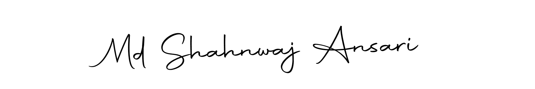 Create a beautiful signature design for name Md Shahnwaj Ansari. With this signature (Autography-DOLnW) fonts, you can make a handwritten signature for free. Md Shahnwaj Ansari signature style 10 images and pictures png