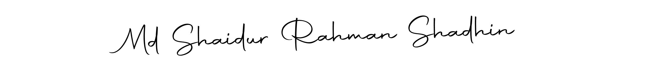 Similarly Autography-DOLnW is the best handwritten signature design. Signature creator online .You can use it as an online autograph creator for name Md Shaidur Rahman Shadhin. Md Shaidur Rahman Shadhin signature style 10 images and pictures png