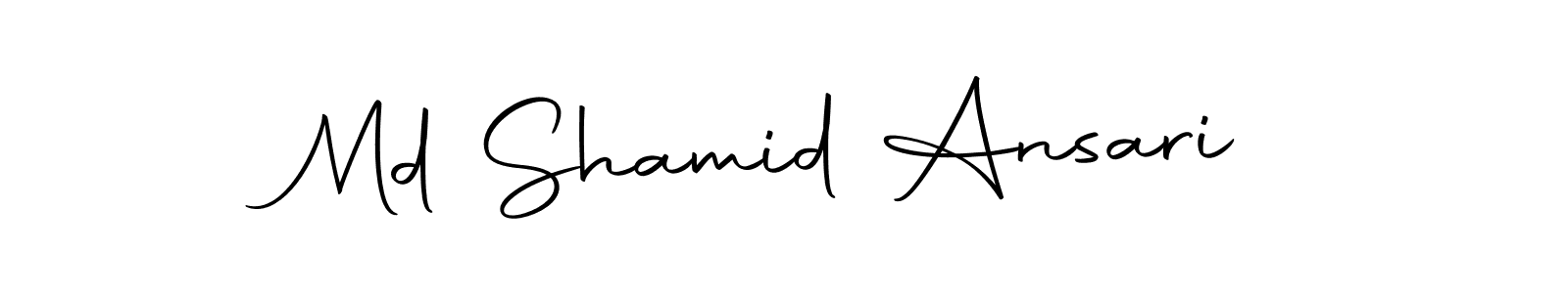 Md Shamid Ansari stylish signature style. Best Handwritten Sign (Autography-DOLnW) for my name. Handwritten Signature Collection Ideas for my name Md Shamid Ansari. Md Shamid Ansari signature style 10 images and pictures png