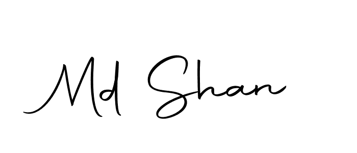 Create a beautiful signature design for name Md Shan. With this signature (Autography-DOLnW) fonts, you can make a handwritten signature for free. Md Shan signature style 10 images and pictures png