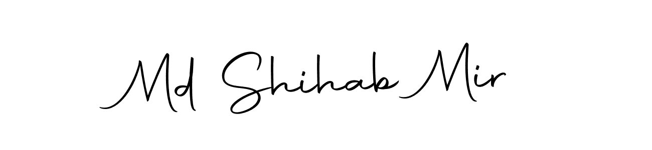 It looks lik you need a new signature style for name Md Shihab Mir. Design unique handwritten (Autography-DOLnW) signature with our free signature maker in just a few clicks. Md Shihab Mir signature style 10 images and pictures png
