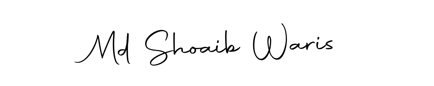 Use a signature maker to create a handwritten signature online. With this signature software, you can design (Autography-DOLnW) your own signature for name Md Shoaib Waris. Md Shoaib Waris signature style 10 images and pictures png