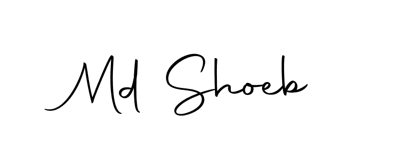 if you are searching for the best signature style for your name Md Shoeb. so please give up your signature search. here we have designed multiple signature styles  using Autography-DOLnW. Md Shoeb signature style 10 images and pictures png