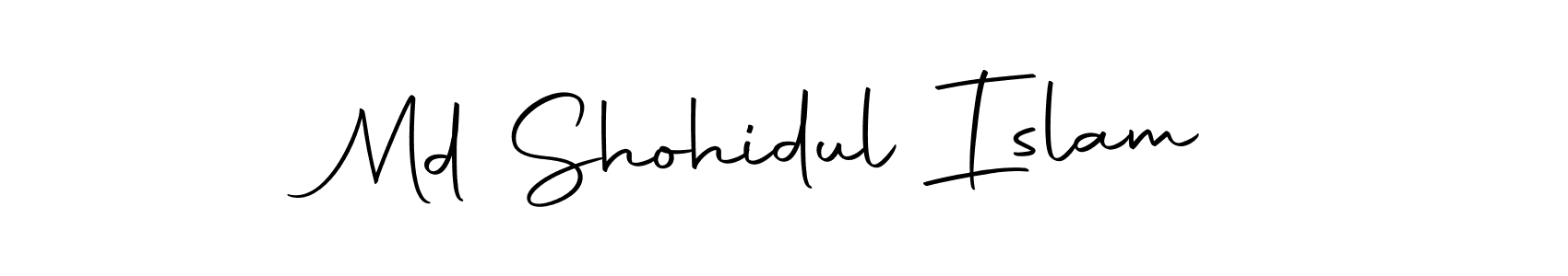 You should practise on your own different ways (Autography-DOLnW) to write your name (Md Shohidul Islam) in signature. don't let someone else do it for you. Md Shohidul Islam signature style 10 images and pictures png