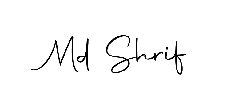 Make a beautiful signature design for name Md Shrif. Use this online signature maker to create a handwritten signature for free. Md Shrif signature style 10 images and pictures png