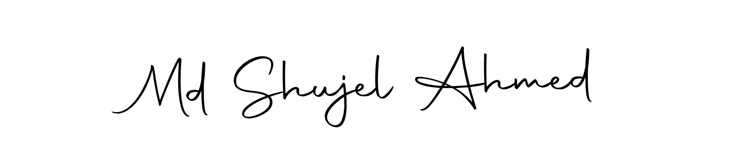 Create a beautiful signature design for name Md Shujel Ahmed. With this signature (Autography-DOLnW) fonts, you can make a handwritten signature for free. Md Shujel Ahmed signature style 10 images and pictures png