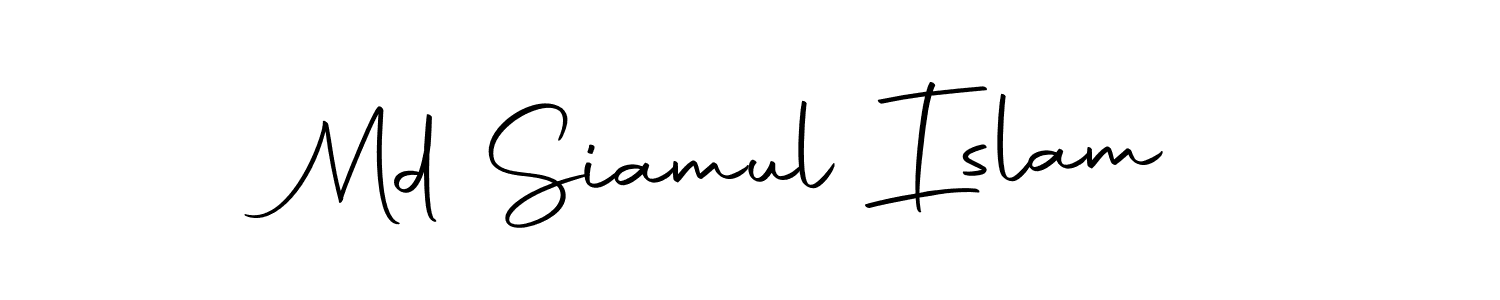 Make a short Md Siamul Islam signature style. Manage your documents anywhere anytime using Autography-DOLnW. Create and add eSignatures, submit forms, share and send files easily. Md Siamul Islam signature style 10 images and pictures png