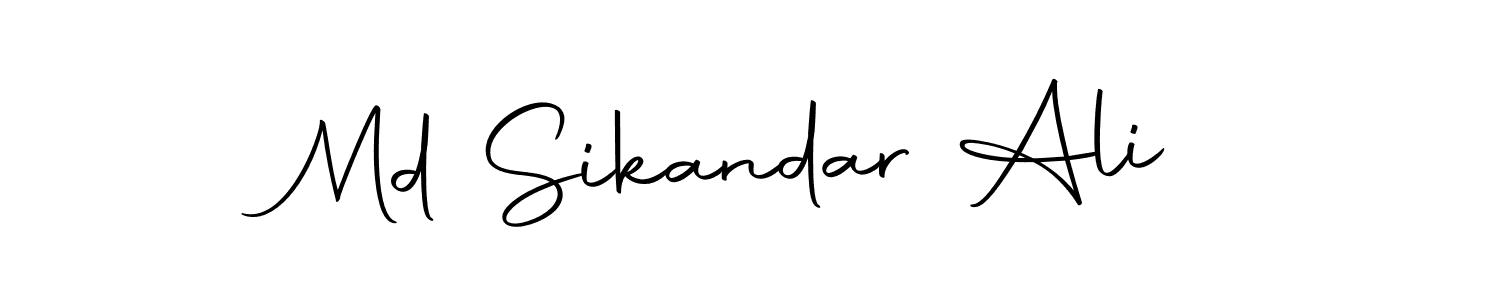 How to Draw Md Sikandar Ali signature style? Autography-DOLnW is a latest design signature styles for name Md Sikandar Ali. Md Sikandar Ali signature style 10 images and pictures png