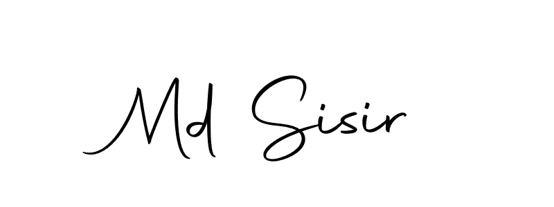 How to make Md Sisir name signature. Use Autography-DOLnW style for creating short signs online. This is the latest handwritten sign. Md Sisir signature style 10 images and pictures png