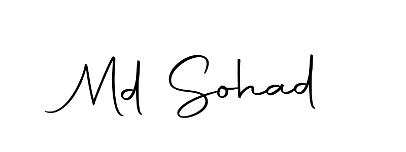 Design your own signature with our free online signature maker. With this signature software, you can create a handwritten (Autography-DOLnW) signature for name Md Sohad. Md Sohad signature style 10 images and pictures png