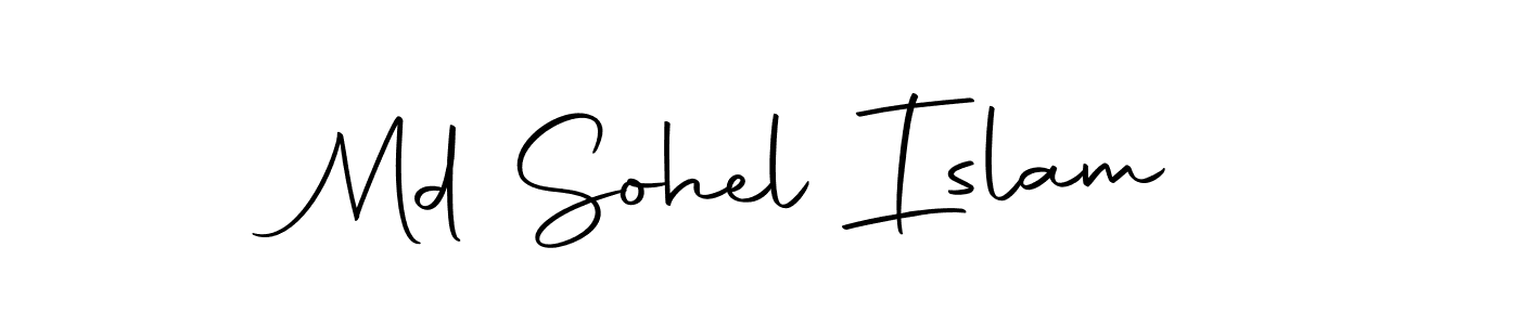 Create a beautiful signature design for name Md Sohel Islam. With this signature (Autography-DOLnW) fonts, you can make a handwritten signature for free. Md Sohel Islam signature style 10 images and pictures png
