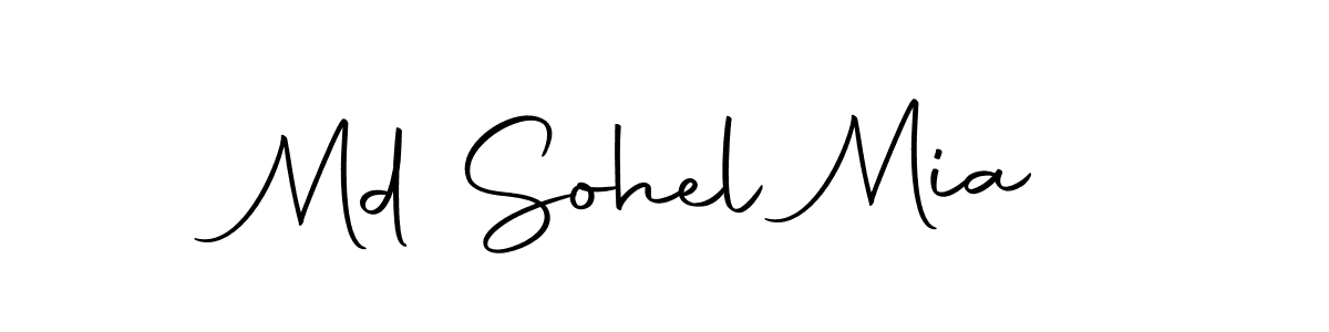 if you are searching for the best signature style for your name Md Sohel Mia. so please give up your signature search. here we have designed multiple signature styles  using Autography-DOLnW. Md Sohel Mia signature style 10 images and pictures png