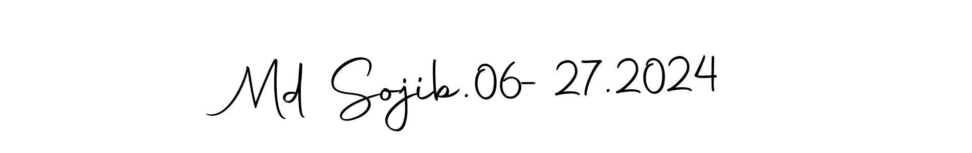 Use a signature maker to create a handwritten signature online. With this signature software, you can design (Autography-DOLnW) your own signature for name Md Sojib.06-27.2024. Md Sojib.06-27.2024 signature style 10 images and pictures png