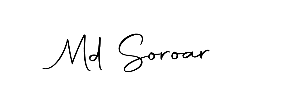 Make a beautiful signature design for name Md Soroar. With this signature (Autography-DOLnW) style, you can create a handwritten signature for free. Md Soroar signature style 10 images and pictures png