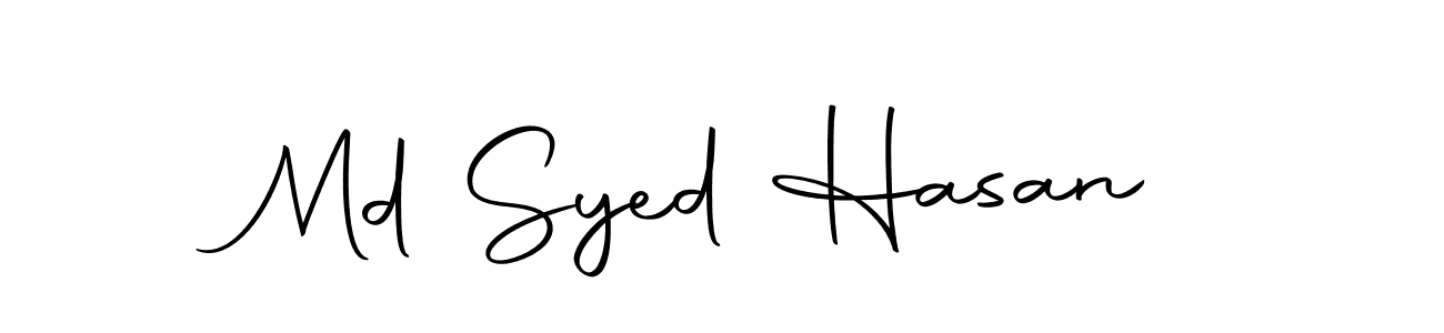 Use a signature maker to create a handwritten signature online. With this signature software, you can design (Autography-DOLnW) your own signature for name Md Syed Hasan. Md Syed Hasan signature style 10 images and pictures png