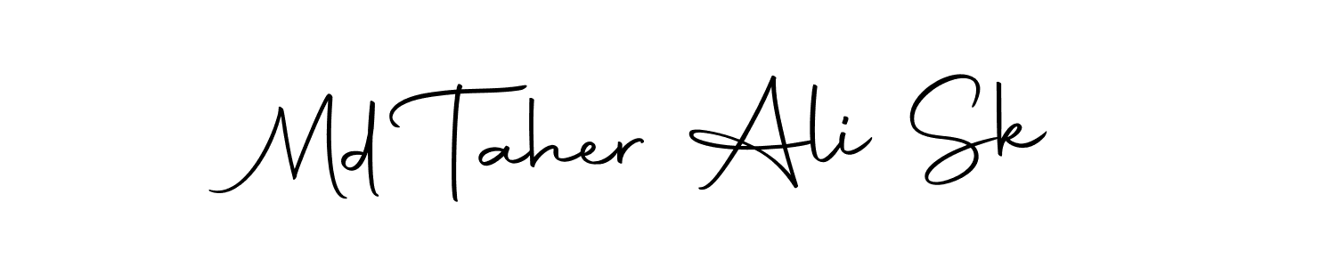 Use a signature maker to create a handwritten signature online. With this signature software, you can design (Autography-DOLnW) your own signature for name Md Taher Ali Sk. Md Taher Ali Sk signature style 10 images and pictures png